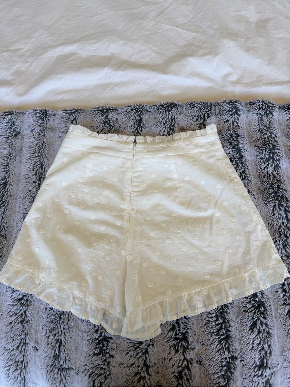 Petal & Pup White Polka Dot Summer Shorts - Picture 4 of 4